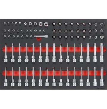 Zest końcówek nasadowych teng tools ttesk85 85 el