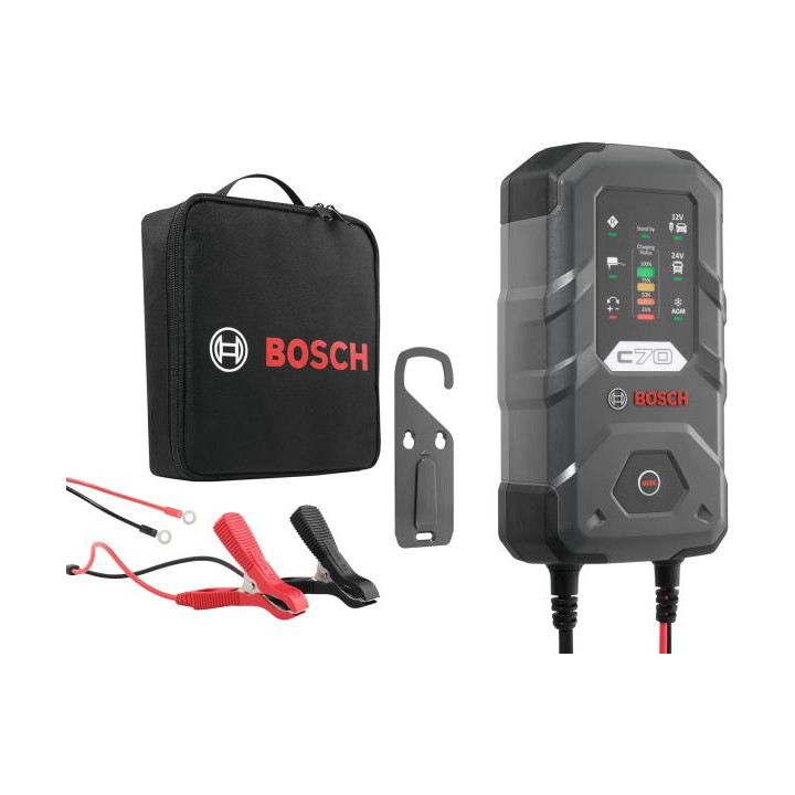 ŁADOWARKA C70 BOSCH 12V 24V 10A