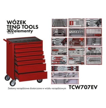Wózek teng tools 302 el