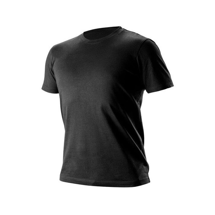 T-SHIRT, CZARNY, XXL, CE