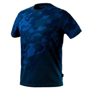 T-SHIRT ROBOCZY CAMO NAVY, XXL