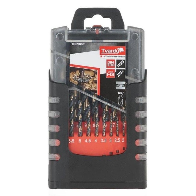 Zestaw wierteł do metalu hss 10-130mm 25cz