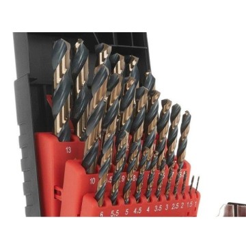 Zestaw wierteł do metalu hss 10-130mm 25cz
