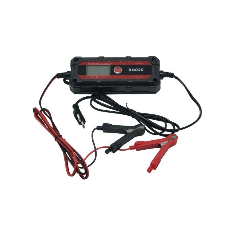 Prostownik elektroniczny inteligentny smart 6/12v - 4 a - 120 ah lcd