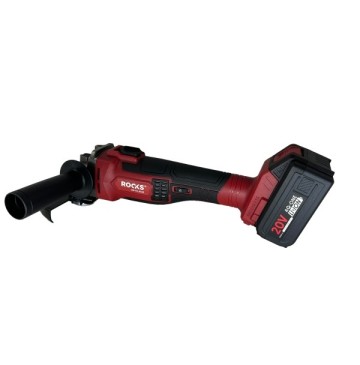 20v aq-one szlifierka kątowa 125 mm regulacja obrotów 3000-10500 rpm kpl z akumulatorem 4ah bmc
