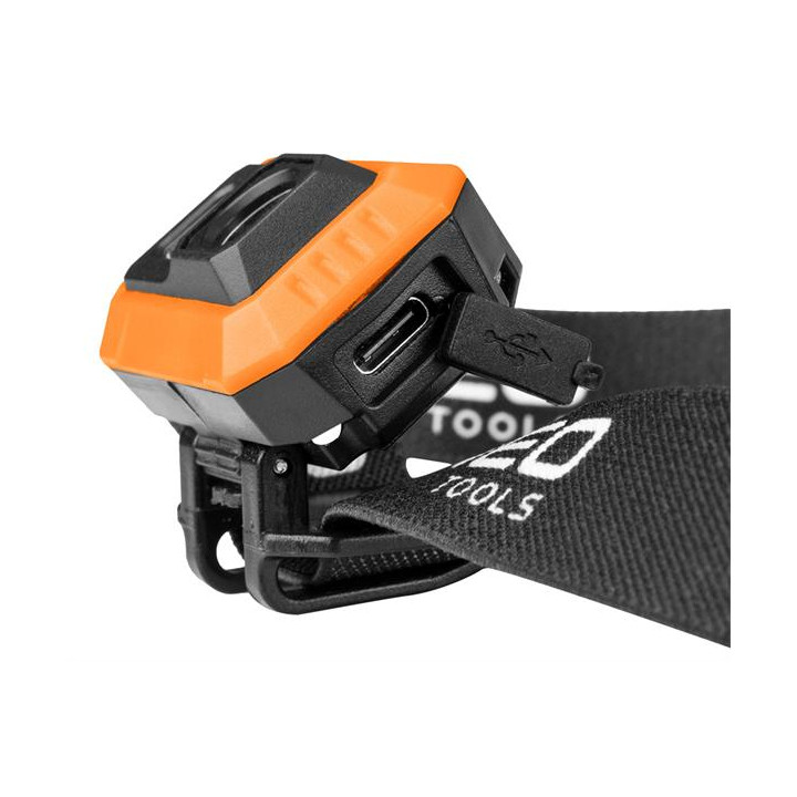 LATARKA CZOŁOWA AKUMULATOROWA 500 LM USB COB LED