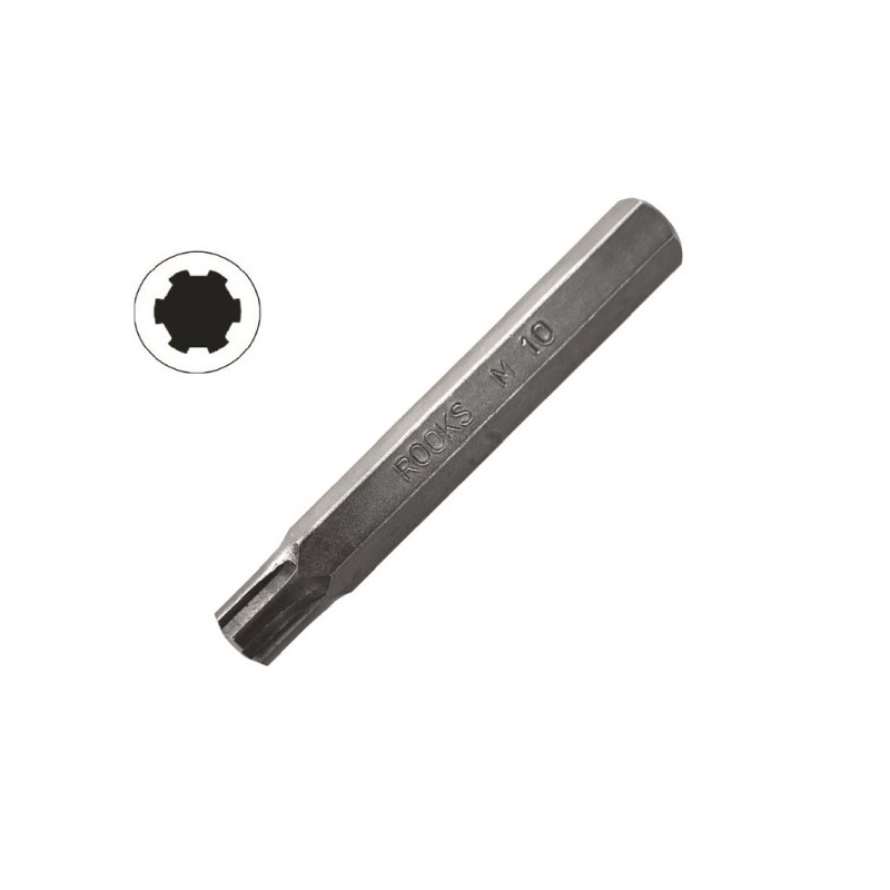 Bit 10 mm (3/8 ) ribe m7 x 75 mm 73mov5-2 (s2)