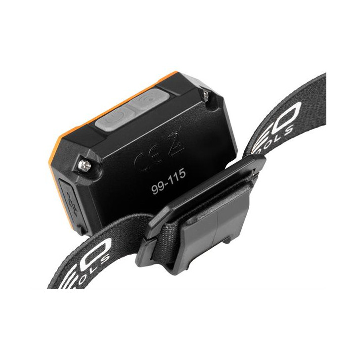 LATARKA CZOŁOWA AKUMULATOROWA 500 LM USB COB LED