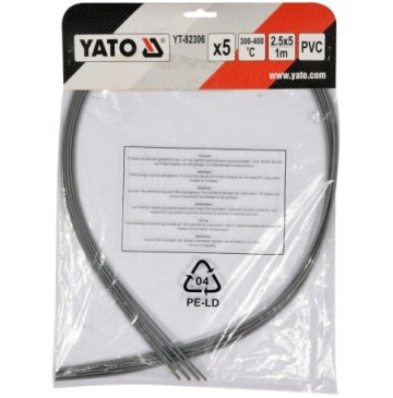 Wkłady pvc 25x5mm 5x1m 5szt