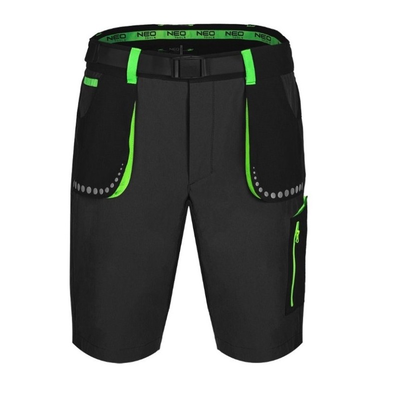 Krótkie spodenki premium 4 way stretch czarne rozmiar s