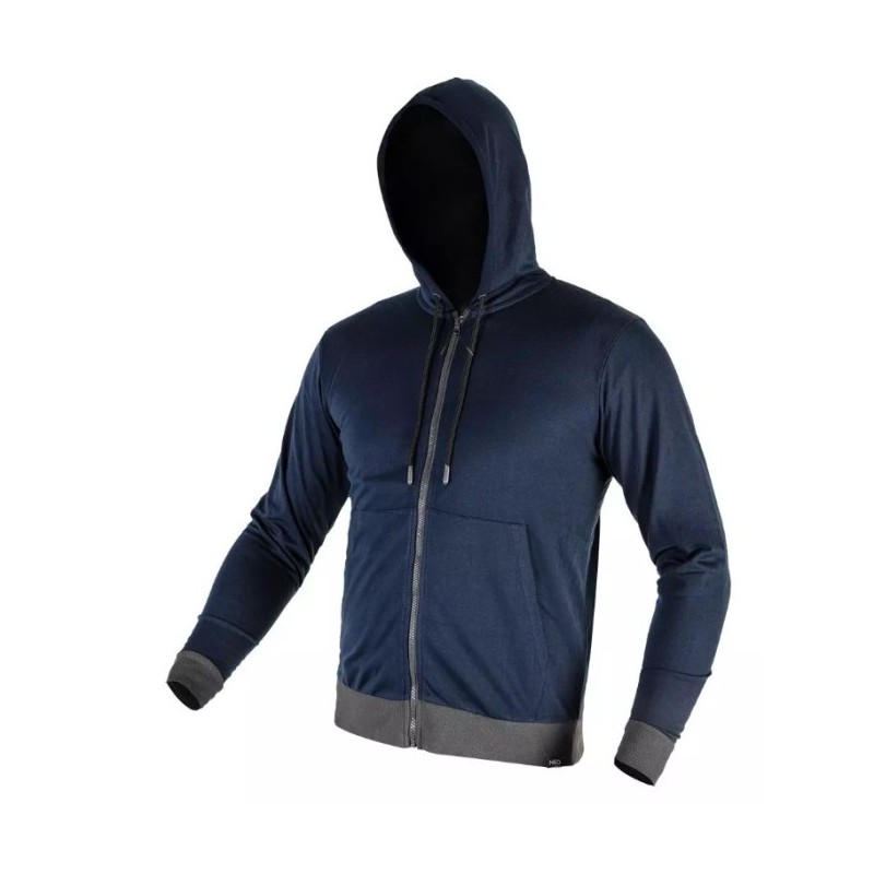 Bluza rozpinana z kapturem comfort granatowa rozmiar l
