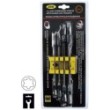 Klucze oczkowe torx e6-e24 przegubowe z grzechotką 4 szt