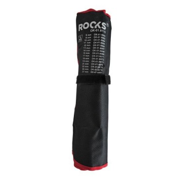 Zestaw kluczy płasko-oczkowych 15 cz6 8 10 11 12 13 14 15 17 18 19 22 21 24 27 w etui