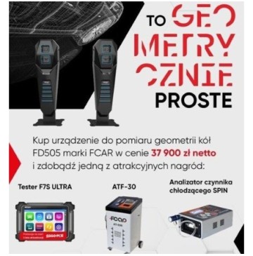 Urządzenie do geometrii kół fcar fd505 5d ultra