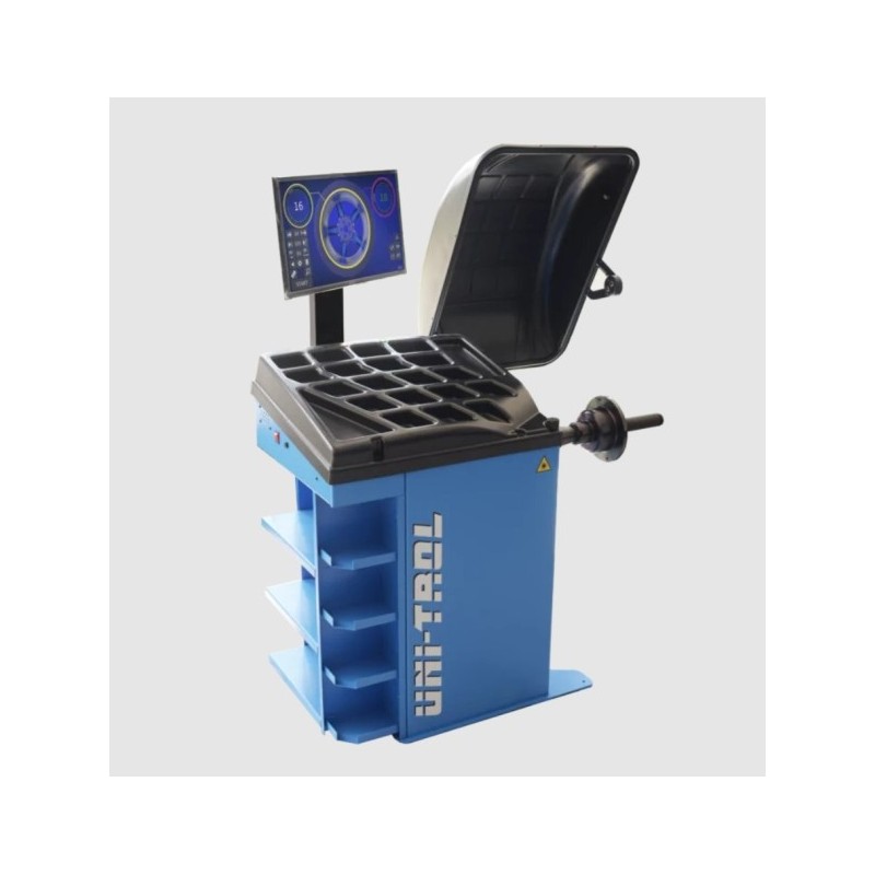Wheel balancing machine