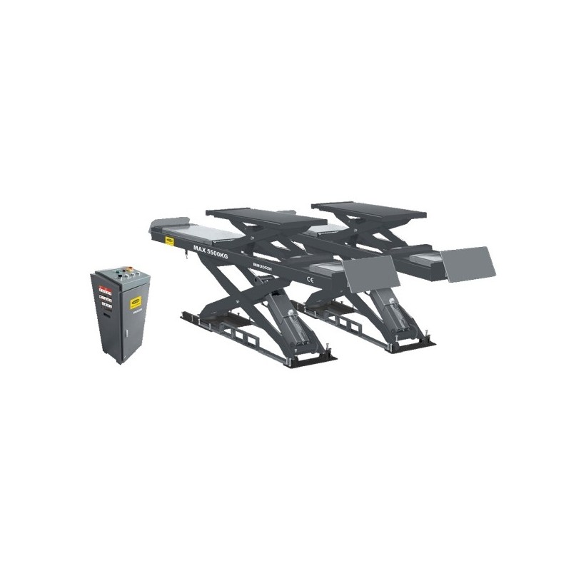 Mm superlift 5000scx podnośnik nożycowy najazdowy z nożycami podprogowymi 380v