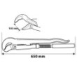 Klucz do rur typ s 30 650 mm