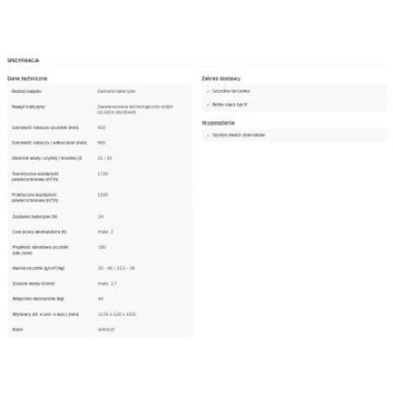 Szorowarka bd 43/25 c bp
