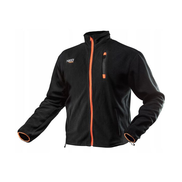 BLUZA POLAROWA, CZARNA, S/48