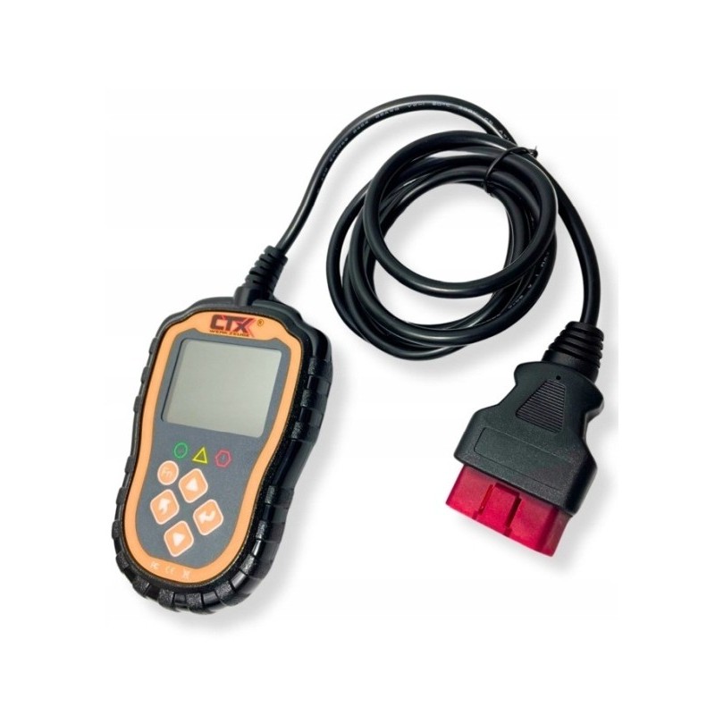 Interfejs diagnostyczny tester obd2 polski skaner ctx kabel 15m