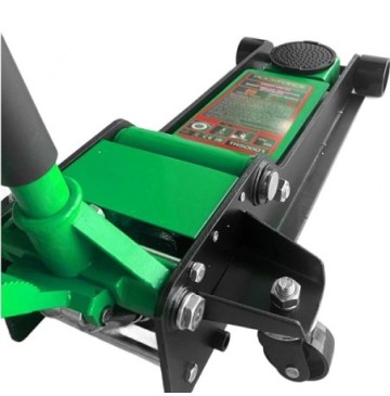 Podnośnik hydrauliczny samochodowy niskoprofilowy 5t żaba dwutłokowy 90-550mm nożny pedał rockforce (58127)