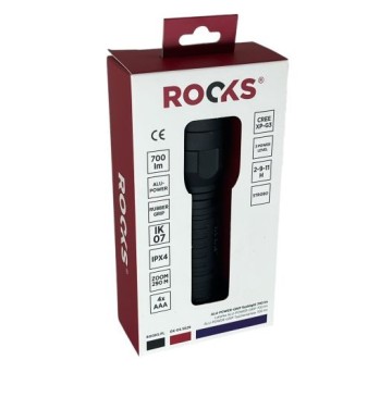Latarka alu-power-grip 700 lum zoom 4xaaa