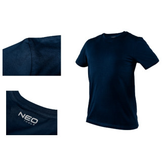 T-SHIRT GRANATOWY, ROZMIAR L
