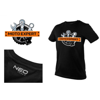 T-SHIRT Z NADRUKIEM, MOTO EXPERT, ROZMIAR XXL