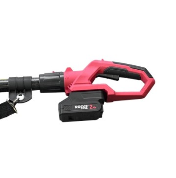 20v aq-one piła łańcuchowa na wysięgniku 265 m 200 mm kpl z akumulatorem 2ah