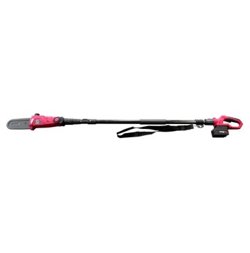 20v aq-one piła łańcuchowa na wysięgniku 265 m 200 mm kpl z akumulatorem 2ah