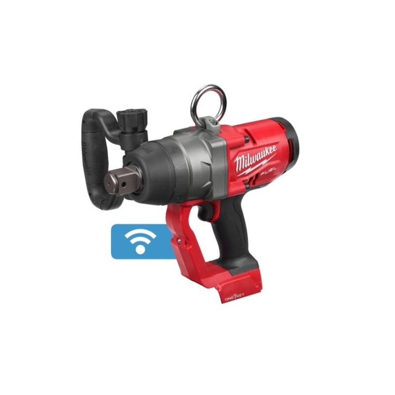 Klucz udarowy 1 akumulatorowy 2400 nm milwaukee m18 onefhiwf1- zestaw z jednym akumulatorem