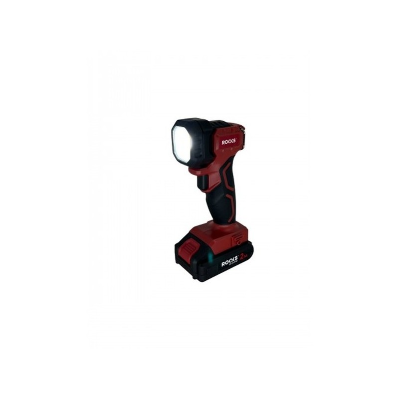 20 v aq-one lampa robocza led 1000 lum kpl z akumulatorem 2 ah