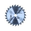 Tarcza widiowa do drewna 165x20 mm 65mn-yg8 grubość 22 mm 24t