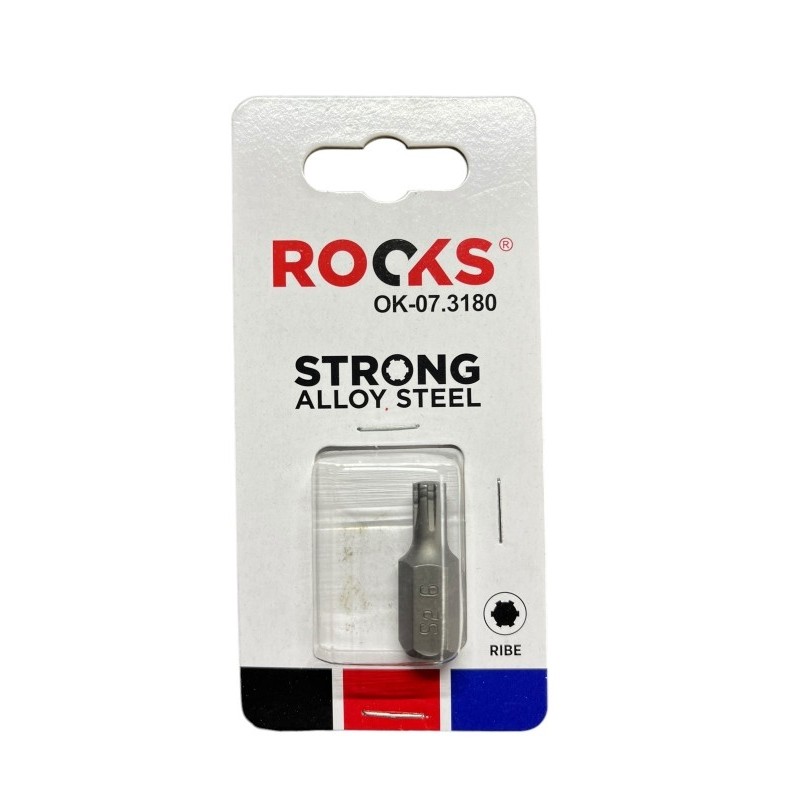 Bit 10 mm (3/8 ) ribe m6 x 30 mm s2