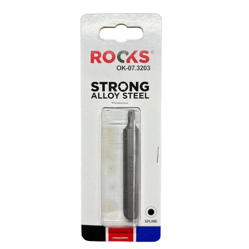 Long bit 10 mm (3/8 ) spline m5 x 75 mm s2