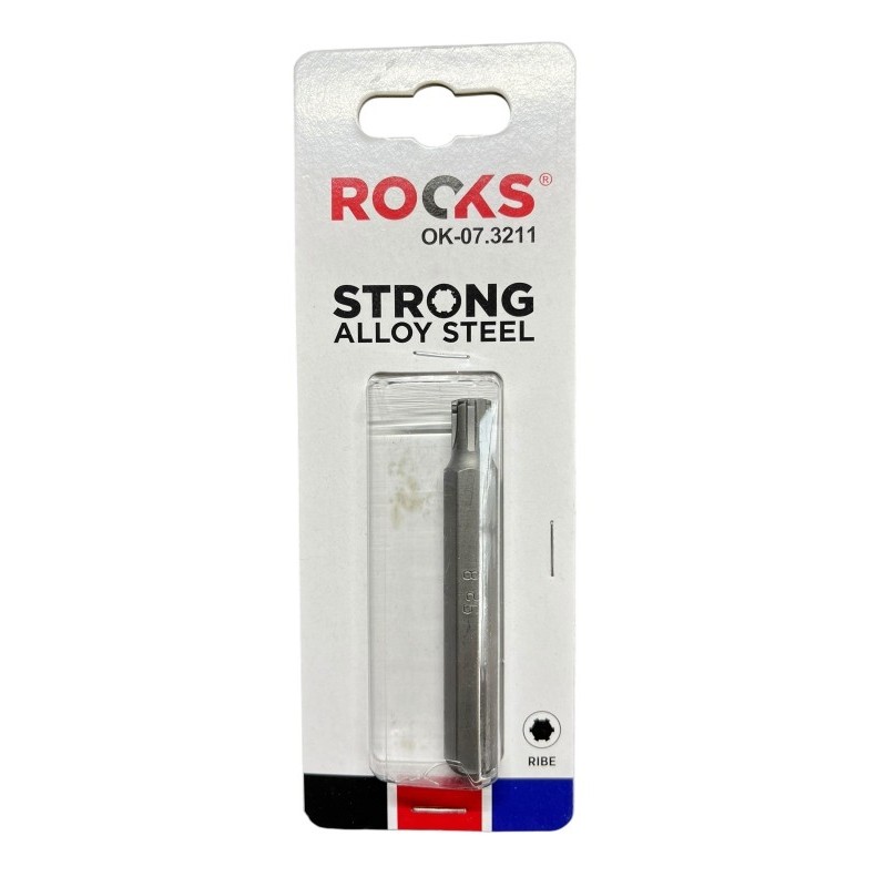 Long bit 10 mm (3/8 ) ribe m8 x 75 mm s2