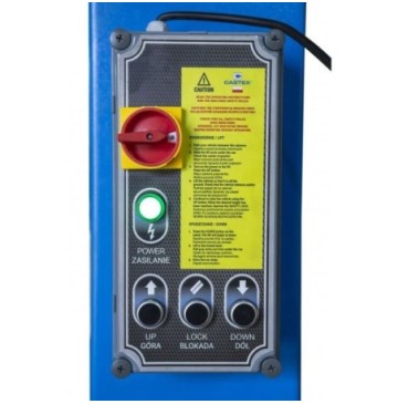 Podnośnik dwukolumny elektrohydrauliczny 4t castex qjy40-d6a 230v