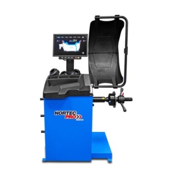 Wyważarka do kół samochodów osobowych 3d lcd 230v nortec