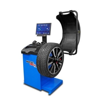 Wyważarka do kół samochodów osobowych 3d lcd 230v nortec