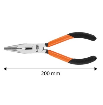 Szczypce wydłużone proste 200 mm