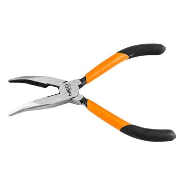 Szczypce wydłużone wygięte 160 mm