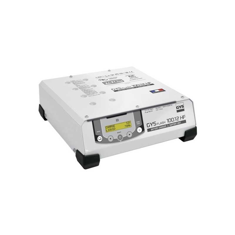 Prostownik automatyczny gysflash 10012 hf - 12v 100a przewody 5m gys