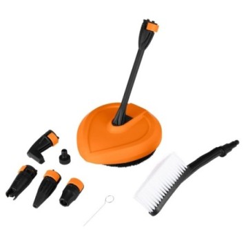 Myjka ciśnieniowa 2200w 165bar szczotka patio cleaner końcówka turbo i kątowa 8m przewód ciśn