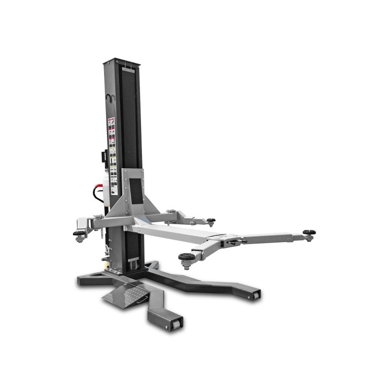Podnośnik jednokolumnowy elektrohydrauliczny półautomatyczny 25t mobilny 125-1800mm 230v 125 pro grubber