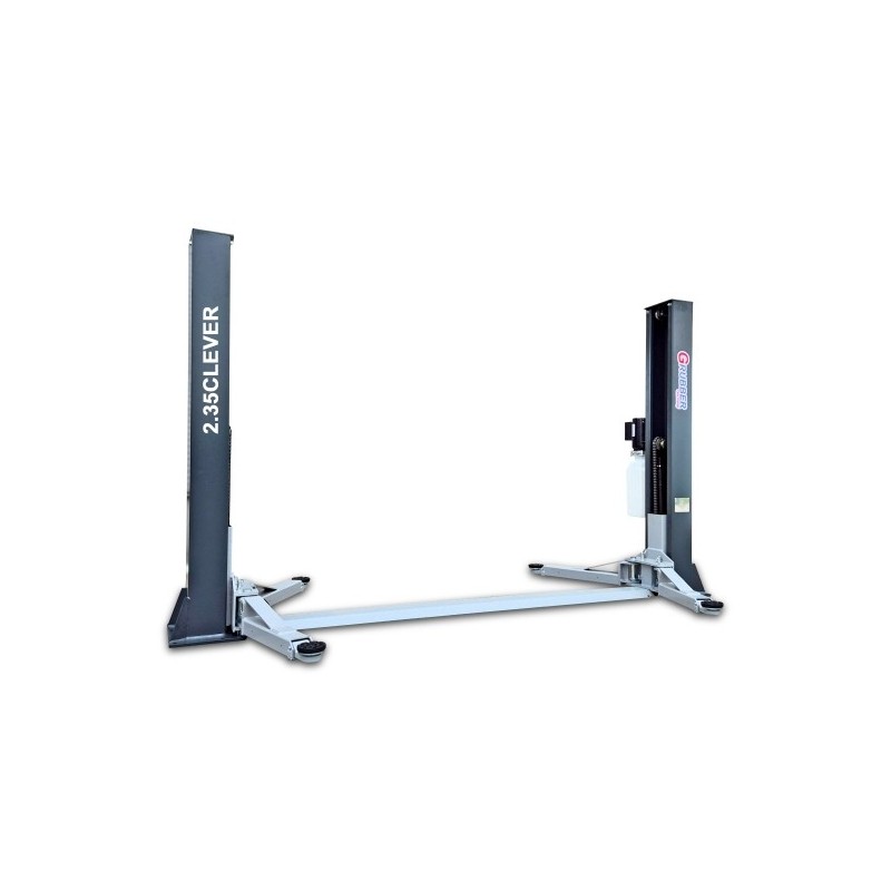 Podnośnik dwukolumnowy elektrohydrauliczny półautomatyczny niski 35t łączony dołem arm 2-2 p 2580mm 230v 235 clever