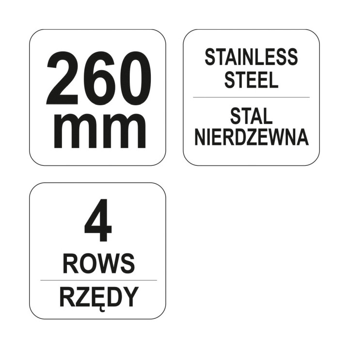 SZCZOTKA DRUCIANA Z PLASTIKOWA
