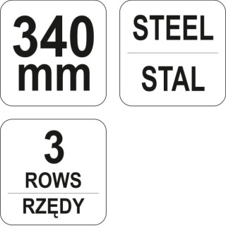 SZCZOTKA DRUCIANA Z PLASTIKOWĄ RĄCZKĄ