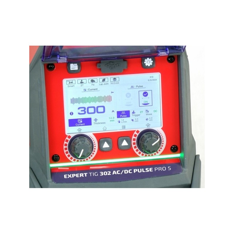 Spawarka expert tig 302 ac/dc pulse pro5 lcd w 300a