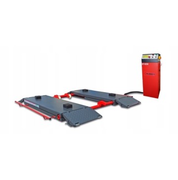Podnośnik nożycowy niskiego podnoszenia platformy 4t mobilny 115-1000mm blokady el 230v mt400h grubber