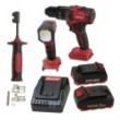 Zestaw elektronarzędzi rooks 20v aq-one wkrętarka lampa robocza akumulator 2ah
